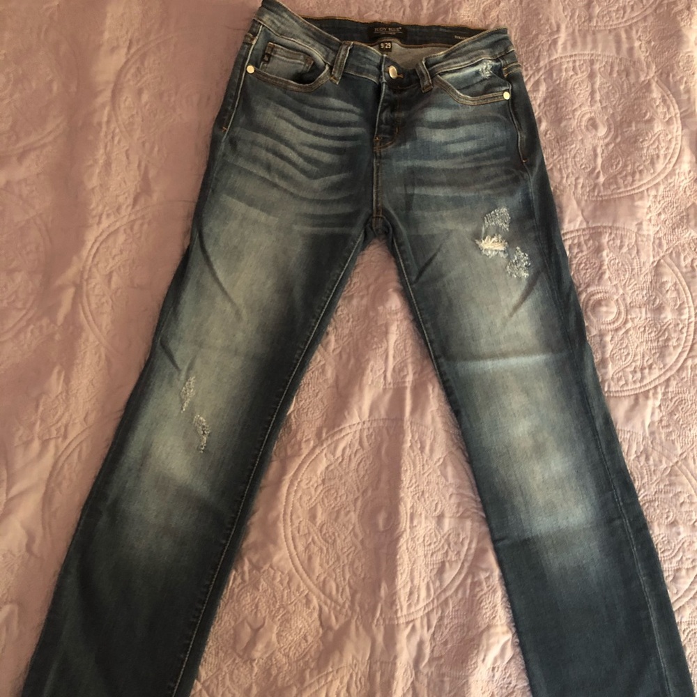 Judy Blue Straight Leg Denim Jeans